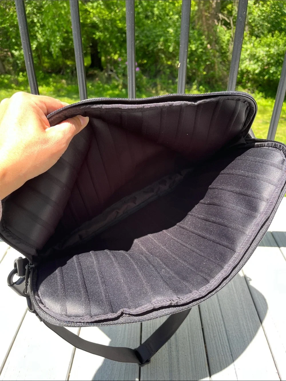 Tumi Alpha Series Crossbody Laptop Briefcase